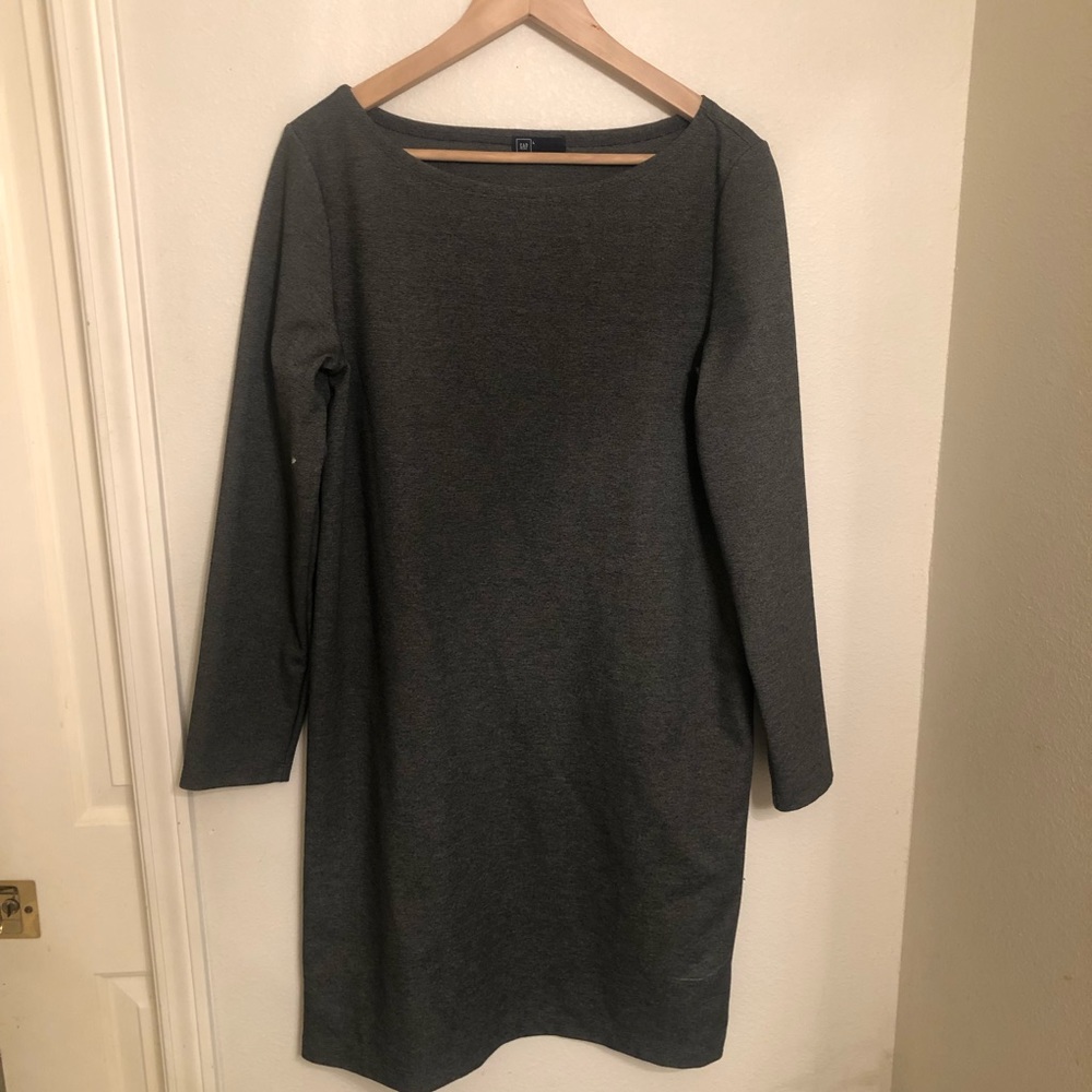 GAP gray shift dress